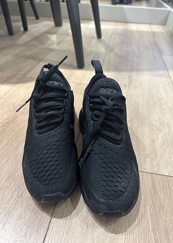 38 Beden Nike Air 270 orginal siyah spor ayakkabı