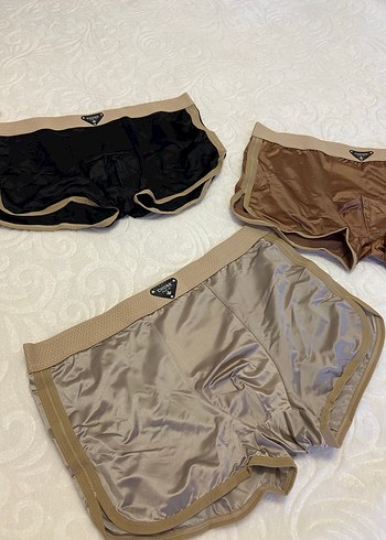 3'lü Erkek Boxer Seti - Bej ve Kahverengi - Görsel 2