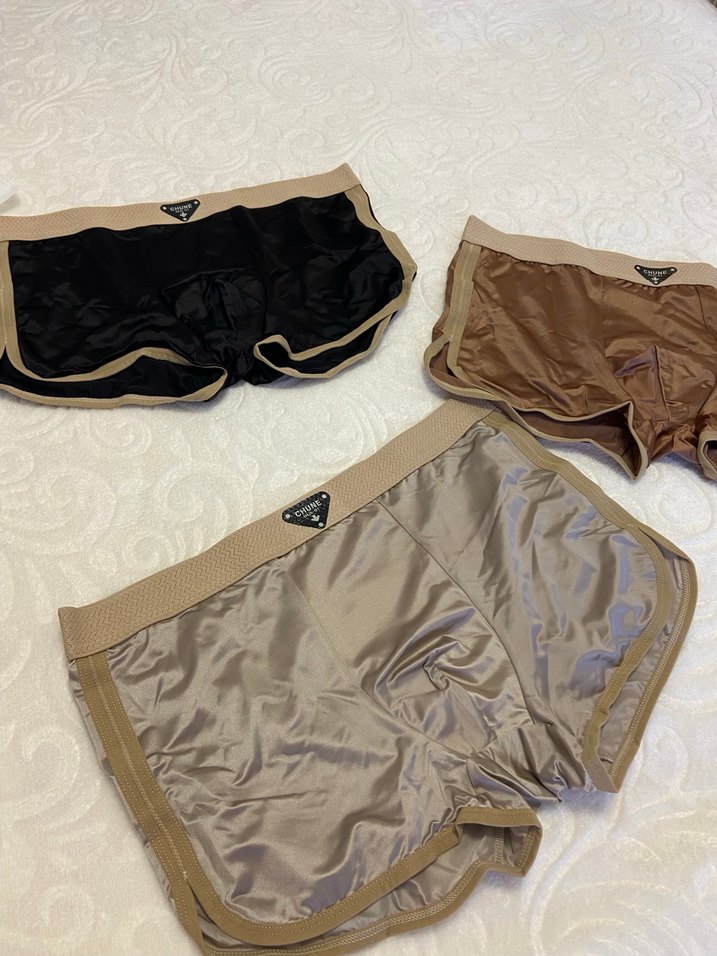 3'lü Erkek Boxer Seti - Bej ve Kahverengi - Görsel 2