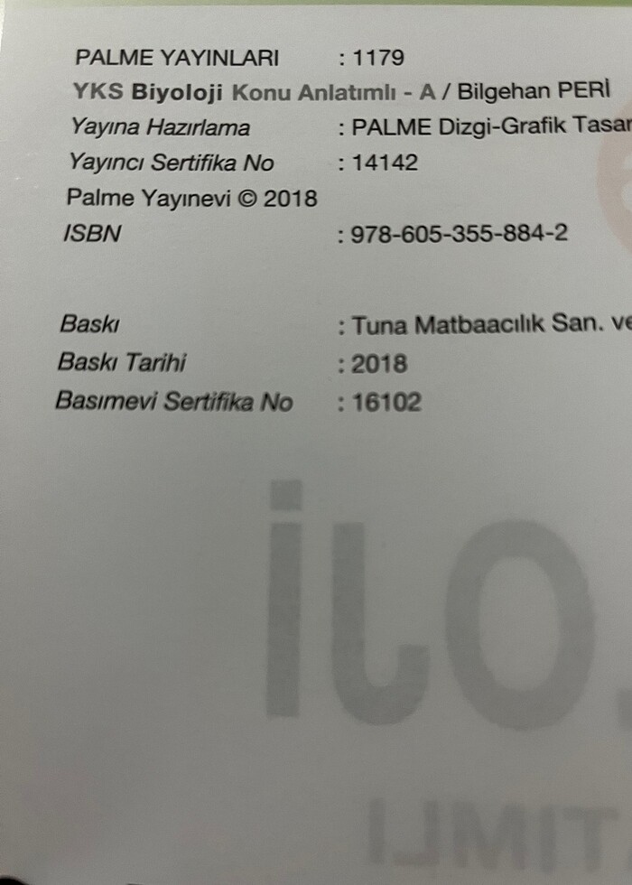 Biyoloji Konu Anlatımlı Tyt A kitabı - Görsel 2