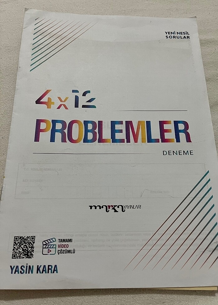 Ayt Matematik ve Problemler denemesi - Görsel 2