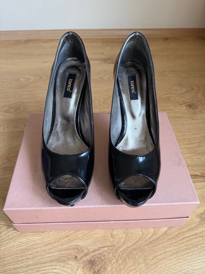 TANCA STİLETTO / TOPUKLU RUGAN AYAKKABI - Görsel 2