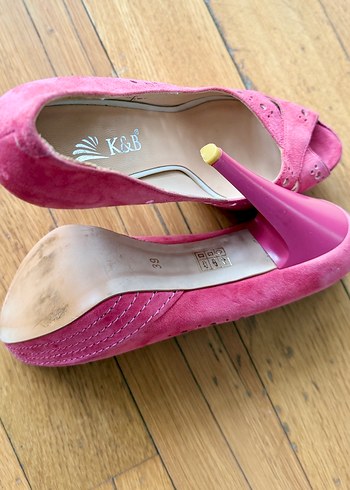 K&B HAKİKİ SÜET STİLETTO - Görsel 4