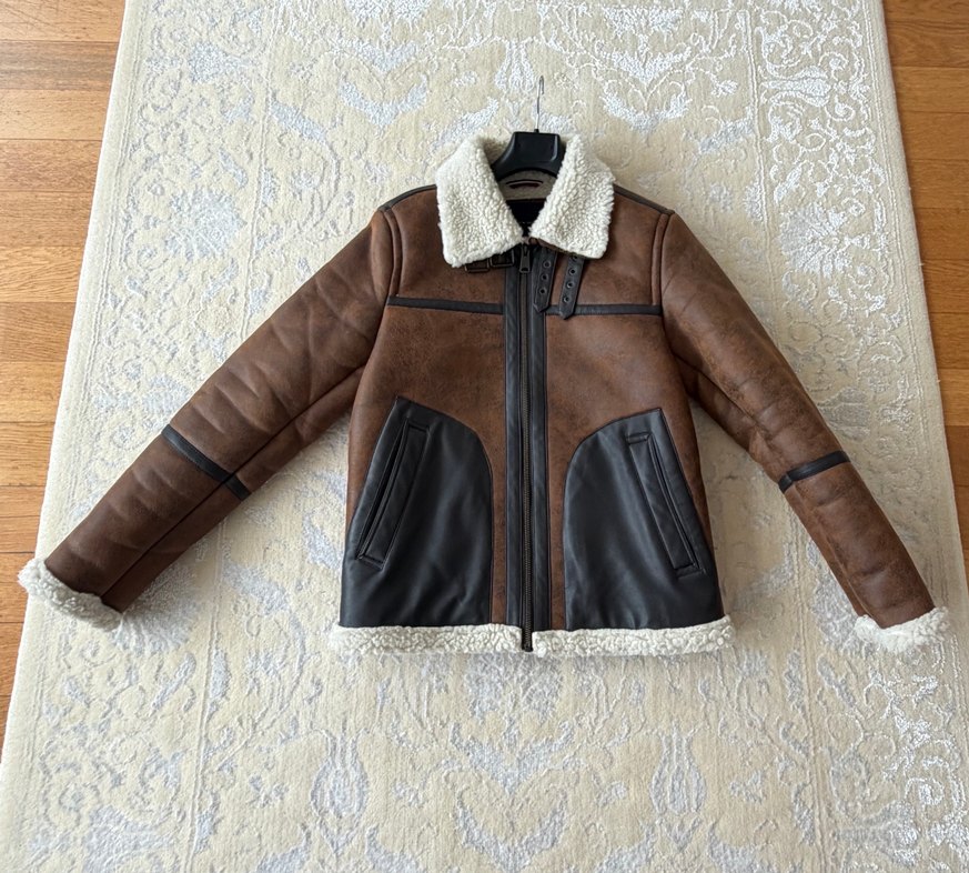 TOMMY HILFIGER ERKEK SHEARLING CEKET - Görsel 3
