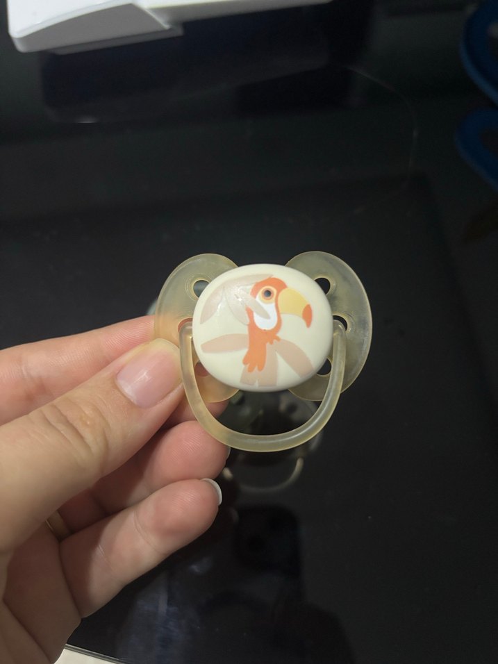 Yeşil Yaprak Desenli Emzik - Görsel 5