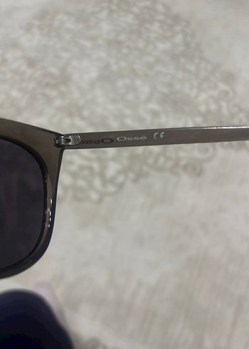 Şeffaf Kahverengi Gotik Kadın Güneş Gözlüğü - Görsel 4