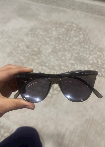 Şeffaf Kahverengi Gotik Kadın Güneş Gözlüğü - Görsel 3