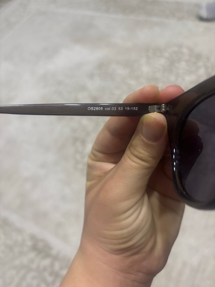 Şeffaf Kahverengi Gotik Kadın Güneş Gözlüğü - Görsel 5