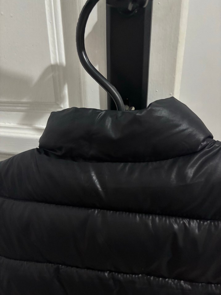 Siyah Fermuarlı Yelek, Yüksek Yakalı, Casual - Görsel 5