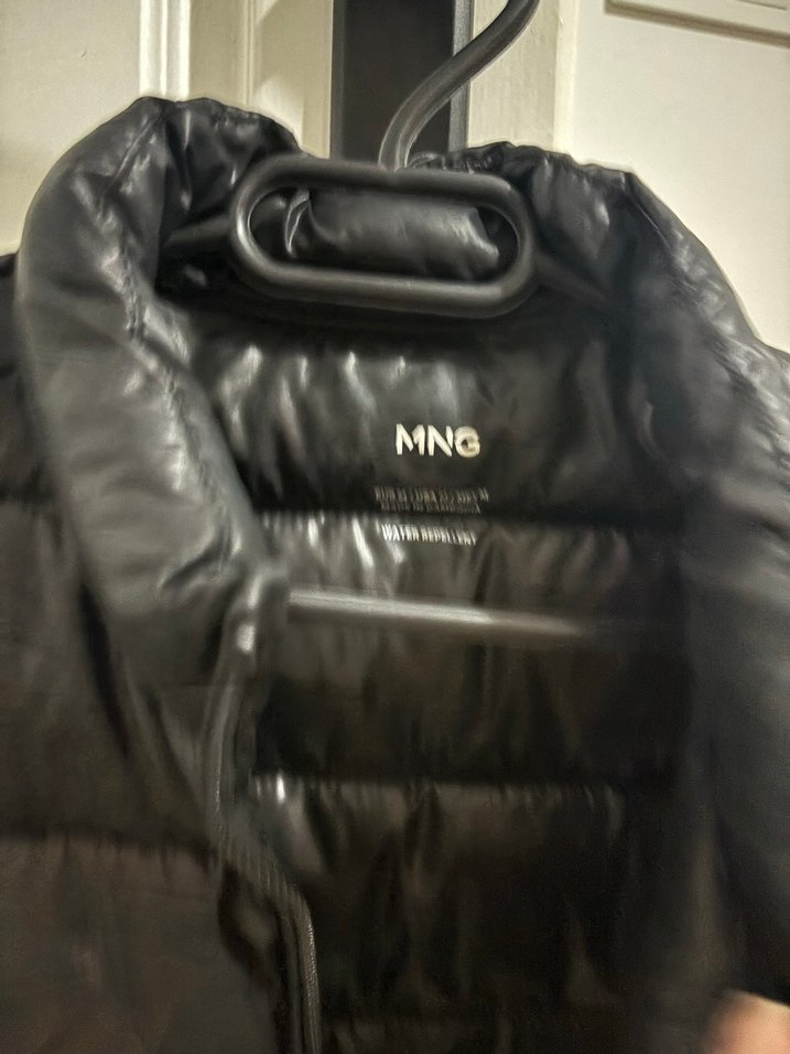 Siyah Fermuarlı Yelek, Yüksek Yakalı, Casual - Görsel 2