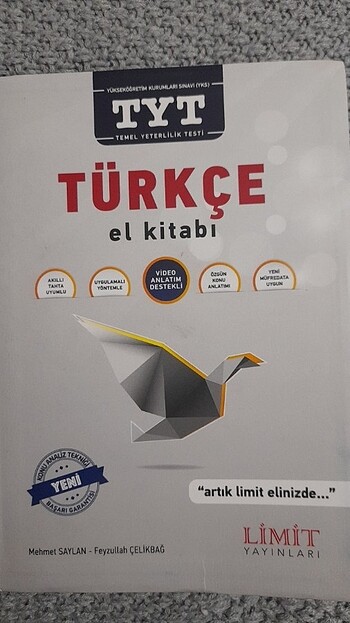 Limit yayınları Tyt Türkçe el kitabı