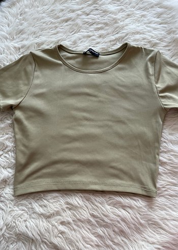 Kısa Kollu Crop Top
