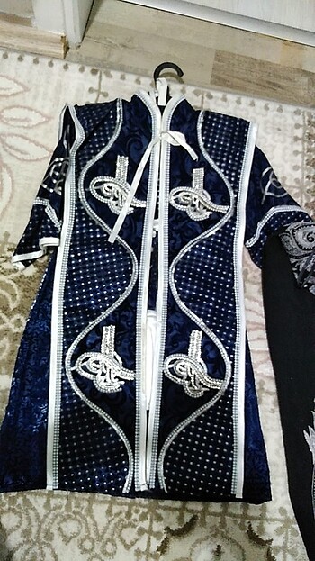 6 7 9 yaş sıfır tadında kaftan sünnetlik set halinde 