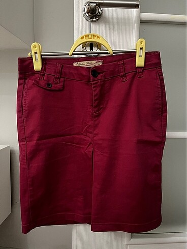 Bordo Vintage Klasik Etek