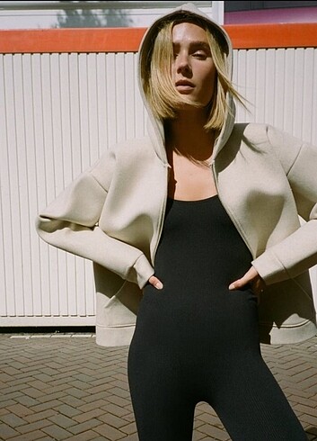 l Beden camel Renk Zara bomber ceket
