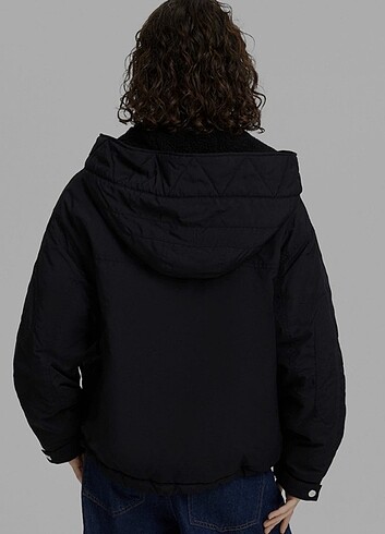 Bershka Bershka siyah mont