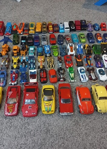  Beden 92 adet hotwheels arabalar 