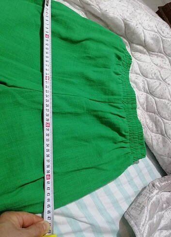 38 Beden yeşil Renk İkili keten takim ölçüleri resimin devamında