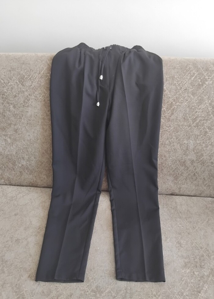Kumaş pantolon etiketli belli lastikli - Görsel 2