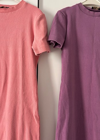 Pembe Midi Kadın Günlük Elbise - Görsel 3