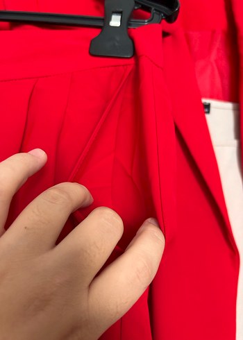 Kırmızı Blazer Takım - Görsel 7