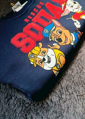 Lacivert Paw Patrol Baskılı Erkek Çocuk Eşofman Takımı - Görsel 5