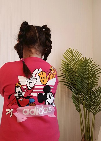 Pembe Çizgili Kız Çocuk Eşofman Takımı - Görsel 3