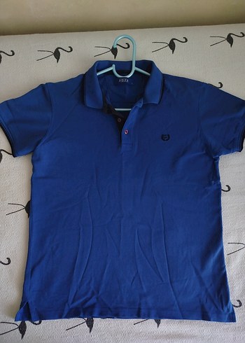 Erkek Mavi Polo Tişört
