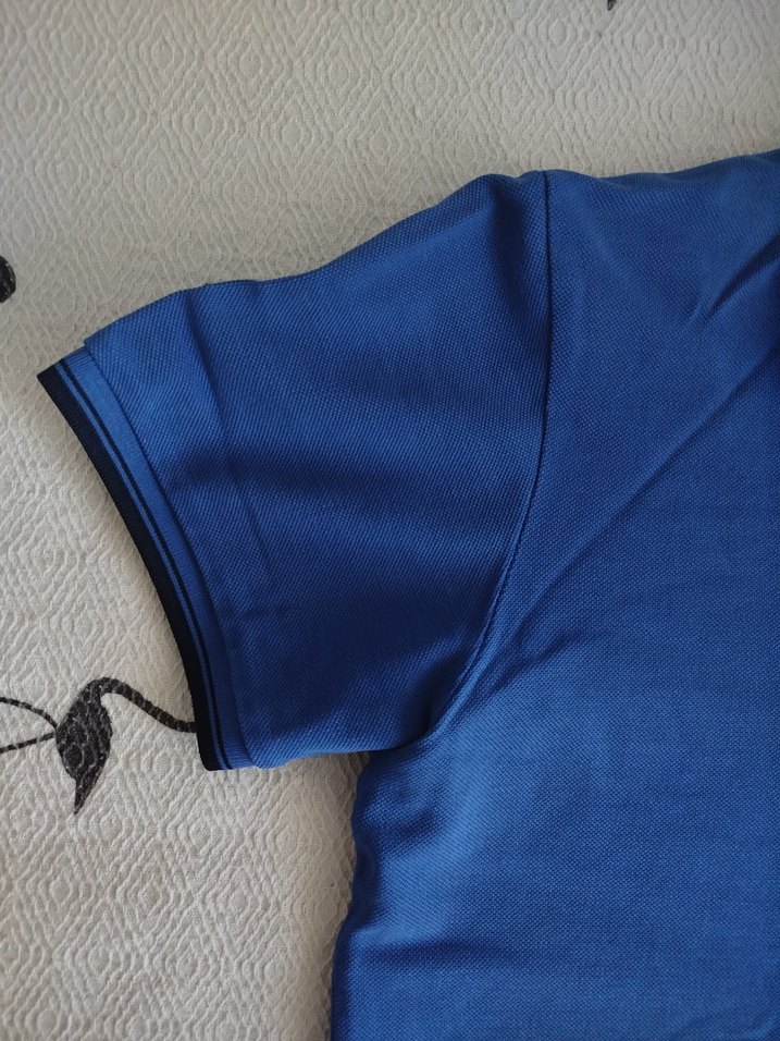 Erkek Mavi Polo Tişört - Görsel 3