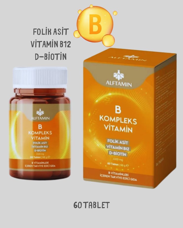 Alftamin B Kompleks Vitamin Takviyesi - Görsel 3