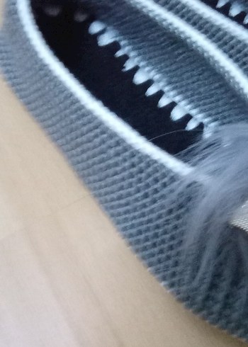 Renkli Örgü Kadın Ev ayakkabısı - Görsel 11