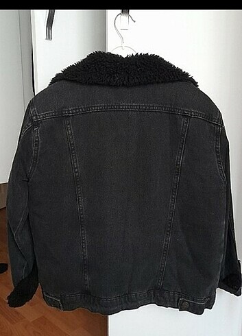 Diğer Peluş Kürklü Kot Ceket