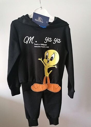 24-36 Ay Beden Disney Tweety Unisex 2'li Takım