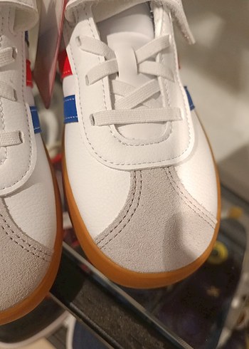 35 Beden Beyaz Erkek Çocuk Spor Ayakkabı Velcro