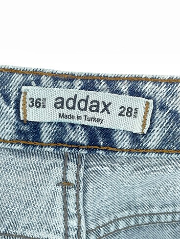 36 Beden mavi Renk Addax Jean / Kot %70 İndirimli.