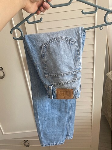 32 Beden mavi Renk Mom jeans
