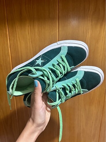 39 Beden yeşil Renk Converse