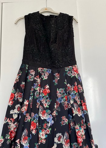 Çiçek Desenli Uzun Hamile Eteği - Görsel 3