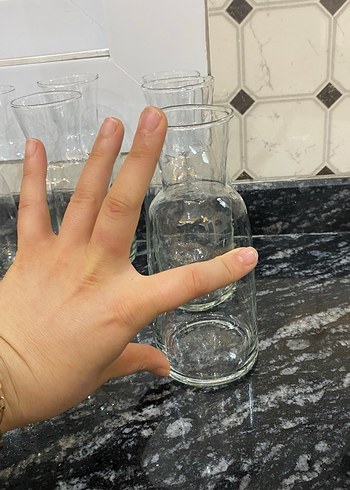 Şeffaf Cam soguk içeçek bardagı - Görsel 2