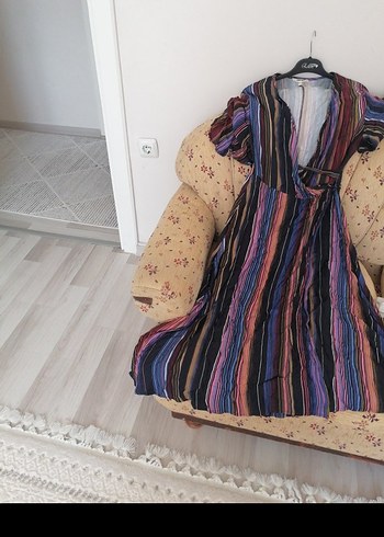 Trendyol & Milla Çok Renkli Bohem Uzun Elbise