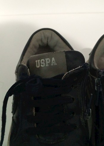 U.S Polo Assn. Koyu Mavi Kemerli Erkek Çocuk Spor Ayakkabı