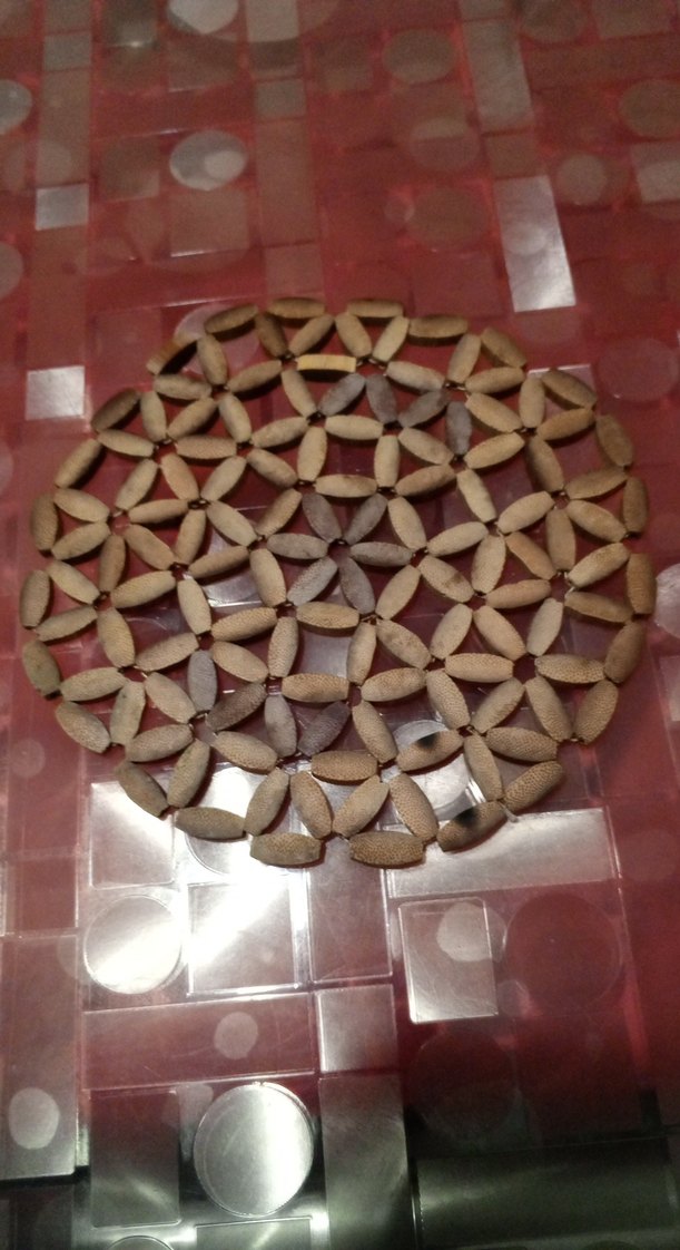 Bohem Tarzda Ahşap Dekoratif Tabak Altlığı - Görsel 2