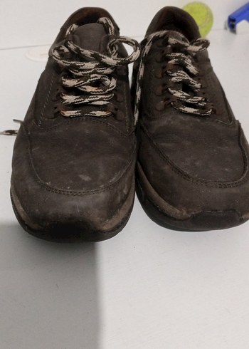 Erkek Gri Kahverengi Bağcıklı Ayakkabı