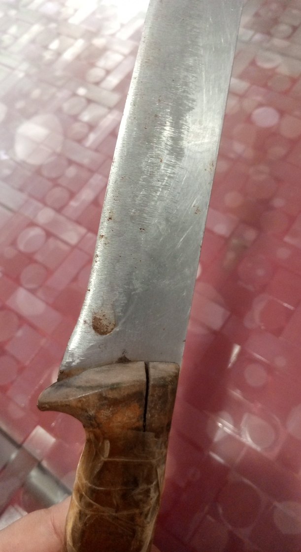 Ahşap Saplı Keskin Mutfak Bıçağı - Görsel 2