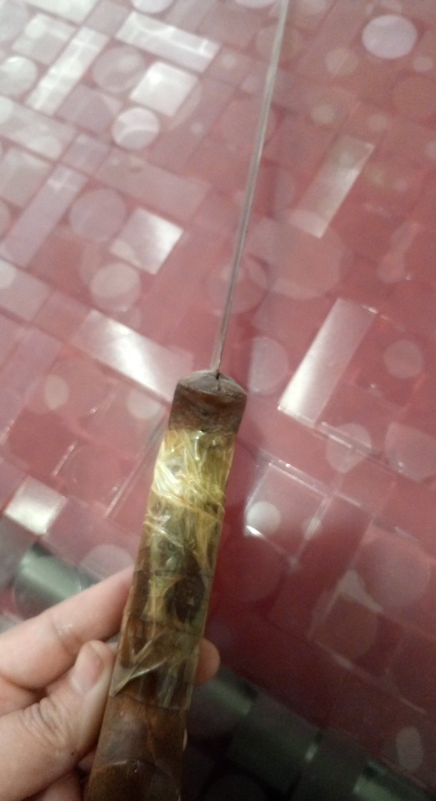 Ahşap Saplı Keskin Mutfak Bıçağı - Görsel 4