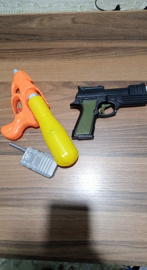 Renkli Oyuncak Tabanca Seti - Görsel 2