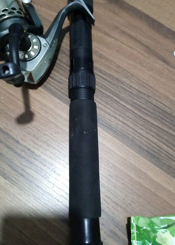 Siyah Gri Katlanabilir Balıkçılık Kamışı - Görsel 4