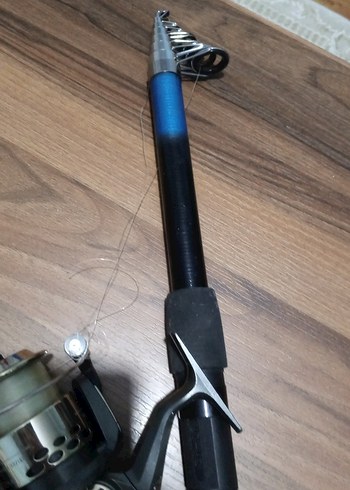 Siyah Gri Katlanabilir Balıkçılık Kamışı - Görsel 3