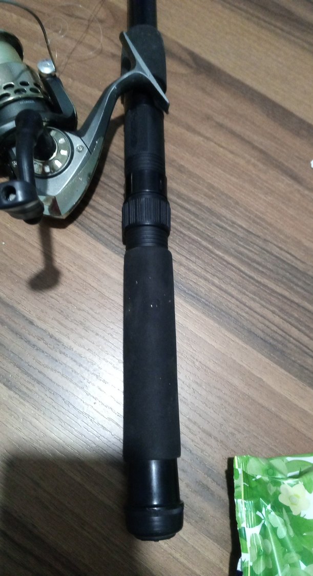 Siyah Gri Katlanabilir Balıkçılık Kamışı - Görsel 4