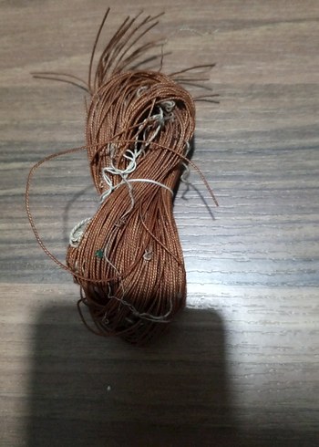 Bohem Tarzı El Yapımı Kahverengi İp - Görsel 2
